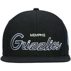 Mitchell & Ness Memphis Grizzlies Hardwood Classics Script 2.0 Snapback Hat