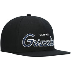 Mitchell & Ness Memphis Grizzlies Hardwood Classics Script 2.0 Snapback Hat