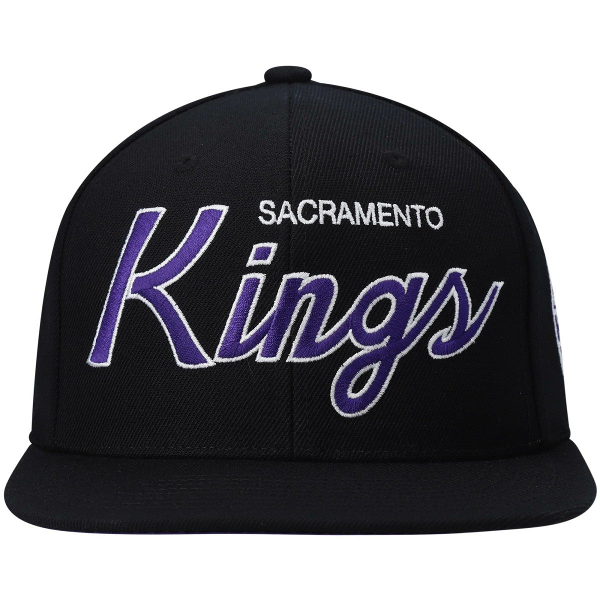 Mitchell & Ness Sacramento Kings Hardwood Classics Script 2.0 Snapback Hat