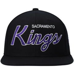 Mitchell & Ness Sacramento Kings Hardwood Classics Script 2.0 Snapback Hat