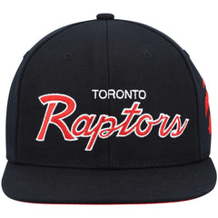Mitchell & Ness Toronto Raptors Hardwood Classics Script 2.0 Snapback Hat