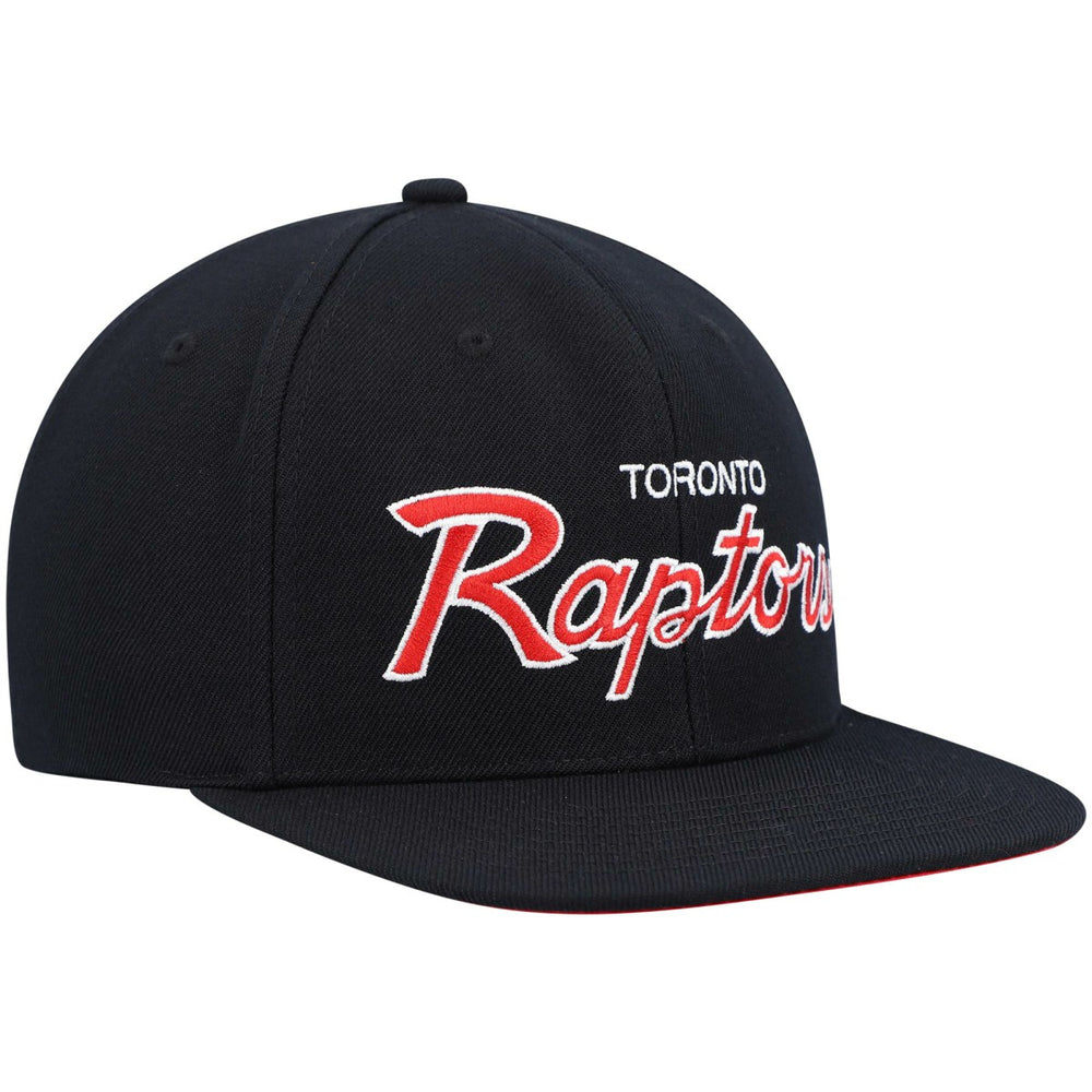 Mitchell & Ness Toronto Raptors Hardwood Classics Script 2.0 Snapback Hat