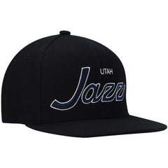 Mitchell & Ness Utah Jazz Hardwood Classics Script 2.0 Snapback Hat