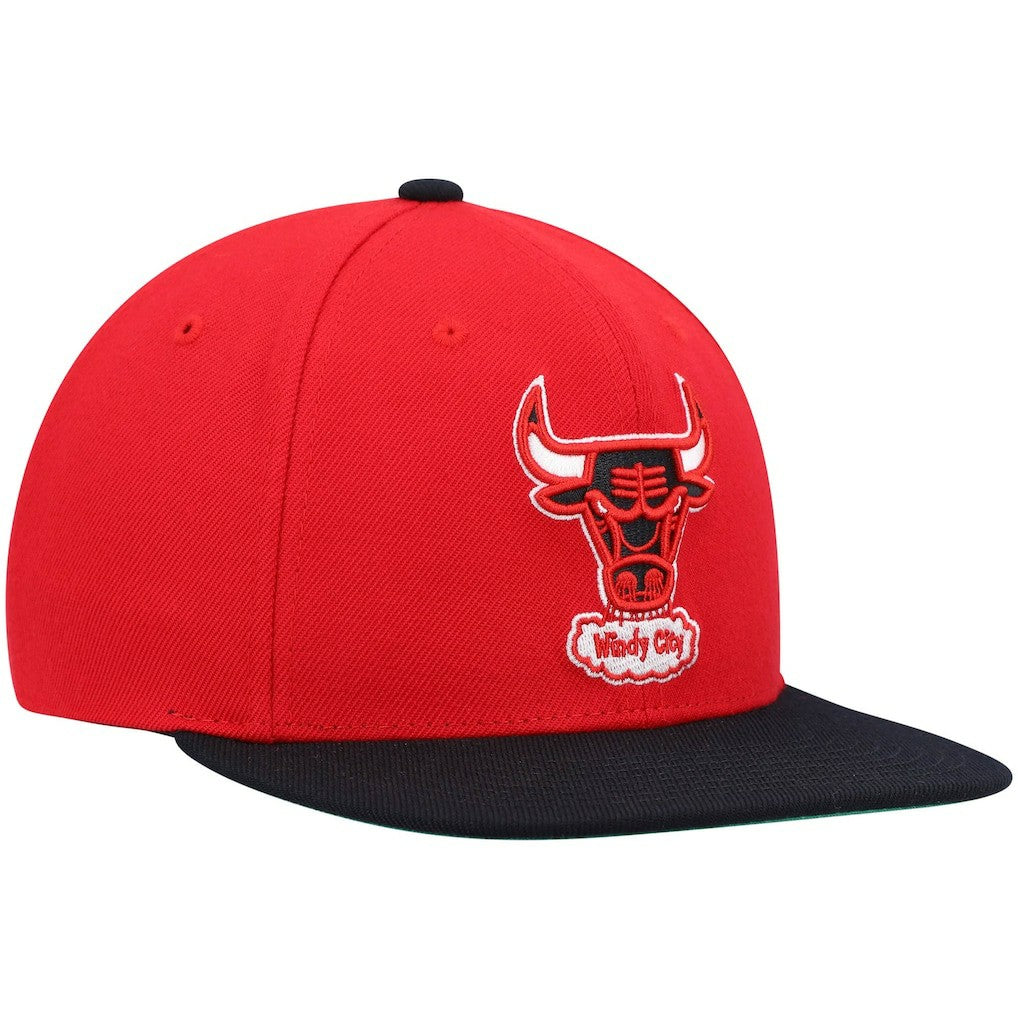 Mitchell & Ness Chicago Bulls Hardwood Classics Team Two-Tone 2.0 Snapback Hat