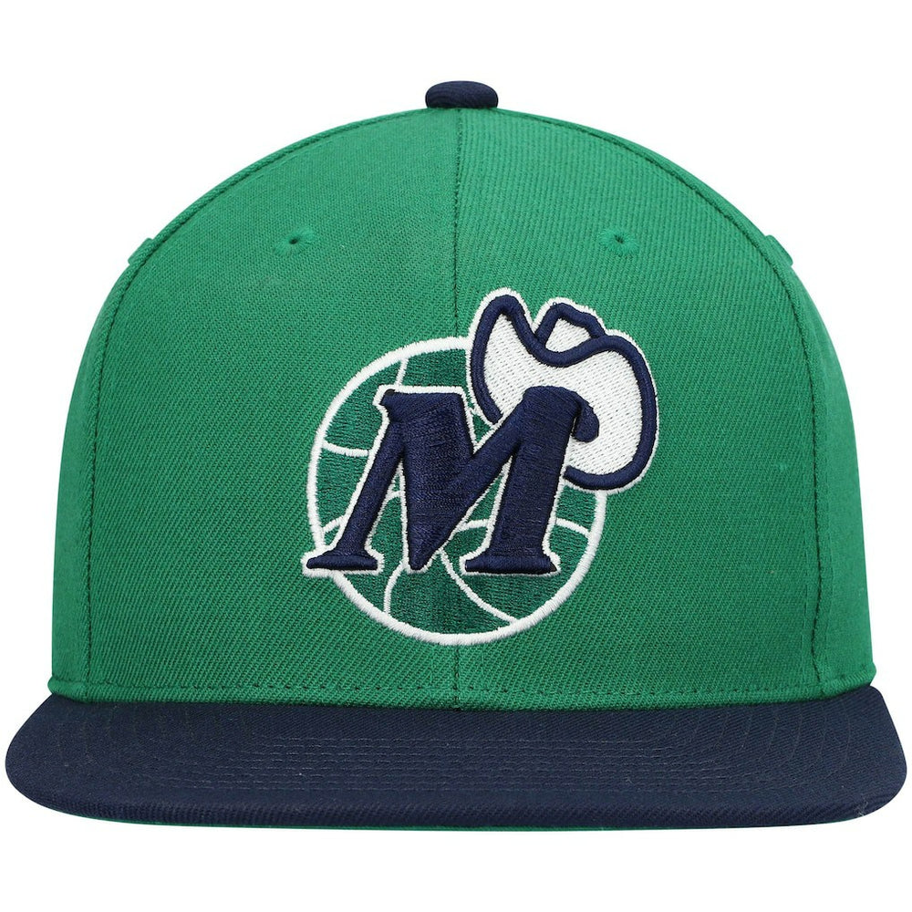 Mitchell & Ness Dallas Mavericks Hardwood Classics Team Two-Tone 2.0 Snapback Hat sale