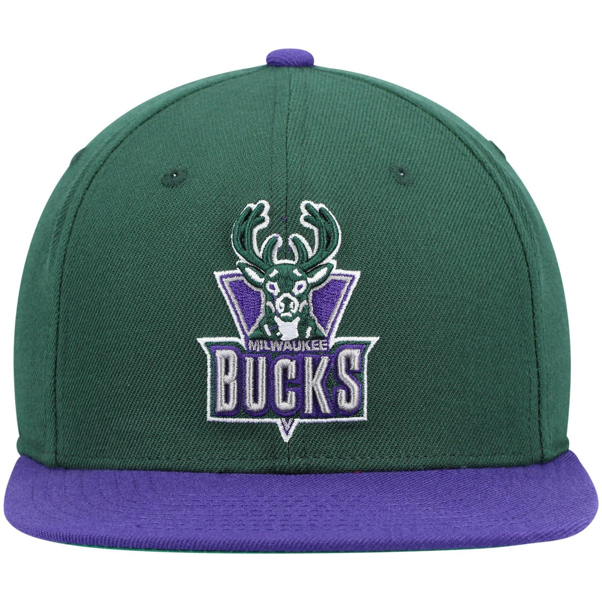 Mitchell & Ness Milwaukee Bucks Hardwood Classics Team Two-Tone 2.0 Snapback Hat