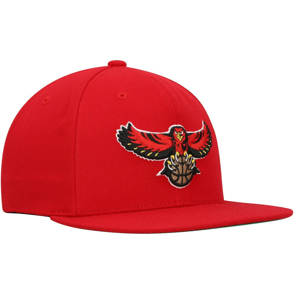 Mitchell & Ness Atlanta Hawks Hardwood Classics Team Ground 2.0 Snapback Hat