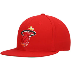 Mitchell & Ness Miami Heat Hardwood Classics Team Ground 2.0 Snapback Hat