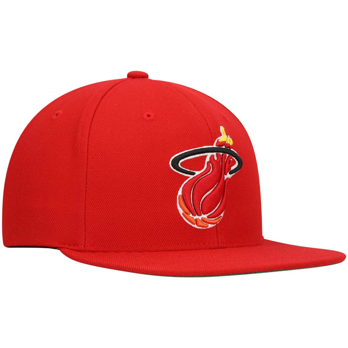 Mitchell & Ness Miami Heat Hardwood Classics Team Ground 2.0 Snapback Hat