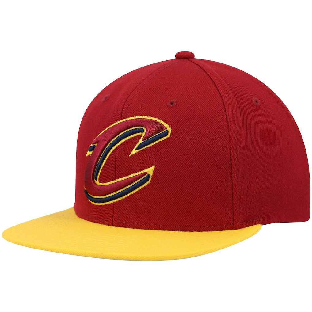 Mitchell & Ness Cleveland Cavaliers Team Two-Tone 2.0 Snapback Hat sale