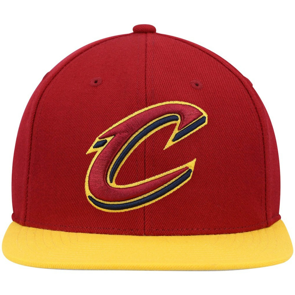 Mitchell & Ness Cleveland Cavaliers Team Two-Tone 2.0 Snapback Hat sale