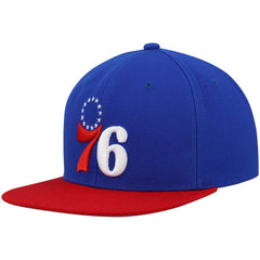 Mitchell & Ness Philadelphia 76ers Team Two-Tone 2.0 Snapback Hat