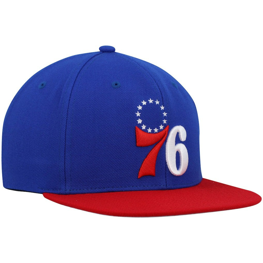 Mitchell & Ness Philadelphia 76ers Team Two-Tone 2.0 Snapback Hat