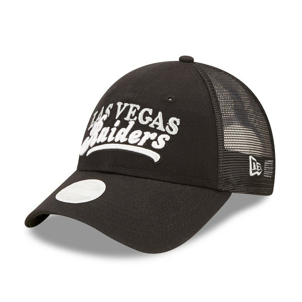 Women's Team Trucker 9FORTY Snapback Hat - Las Vegas Raiders Hats