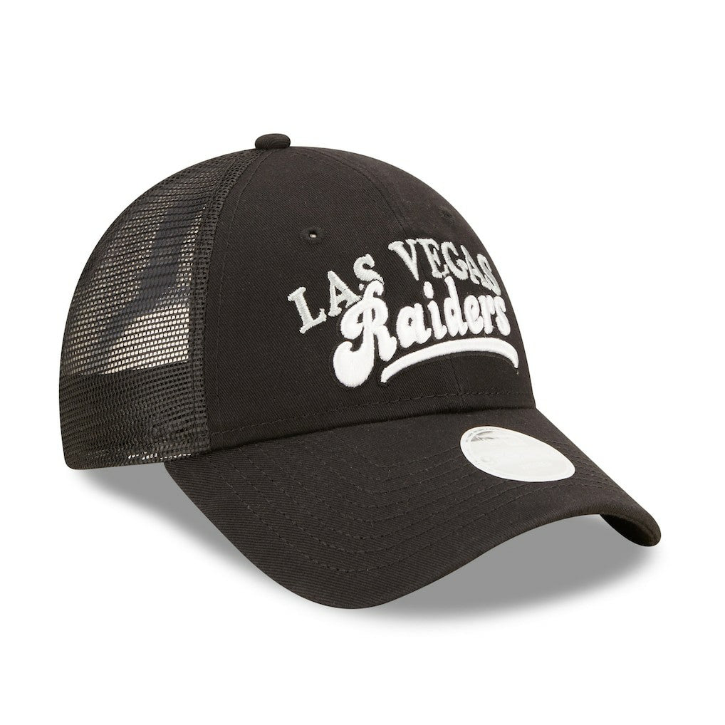 Women's Team Trucker 9FORTY Snapback Hat - Las Vegas Raiders Hats