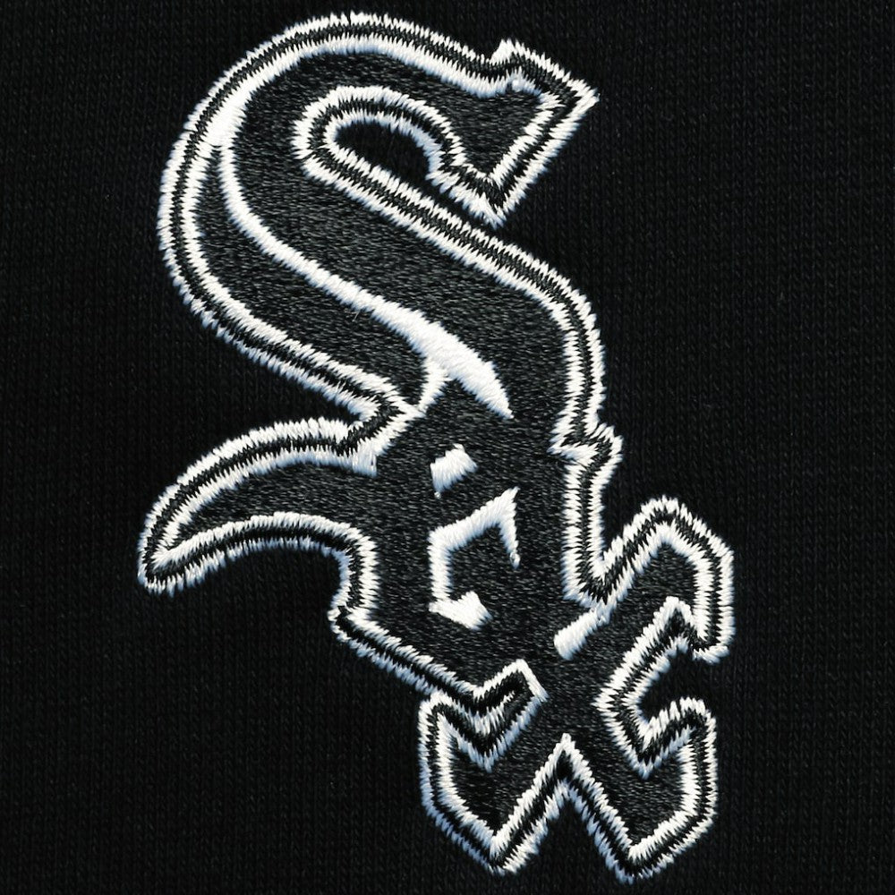 Black Chicago White Sox Levelwear Recruit Short Sleeve Full-Zip Hoodie Jacket