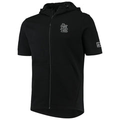 Black St. Louis Cardinals Levelwear Recruit Short Sleeve Full-Zip Hoodie Jacket