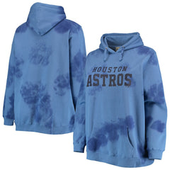 Navy Houston Astros Women's Plus Size Cloud Pullover Hoodie