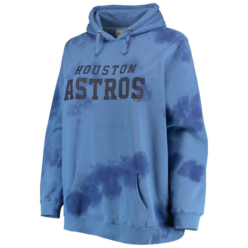 Navy Houston Astros Women's Plus Size Cloud Pullover Hoodie