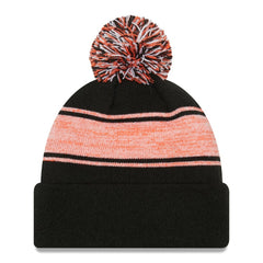 Black San Francisco Giants New Era Chilled Cuffed Knit Hat with Pom
