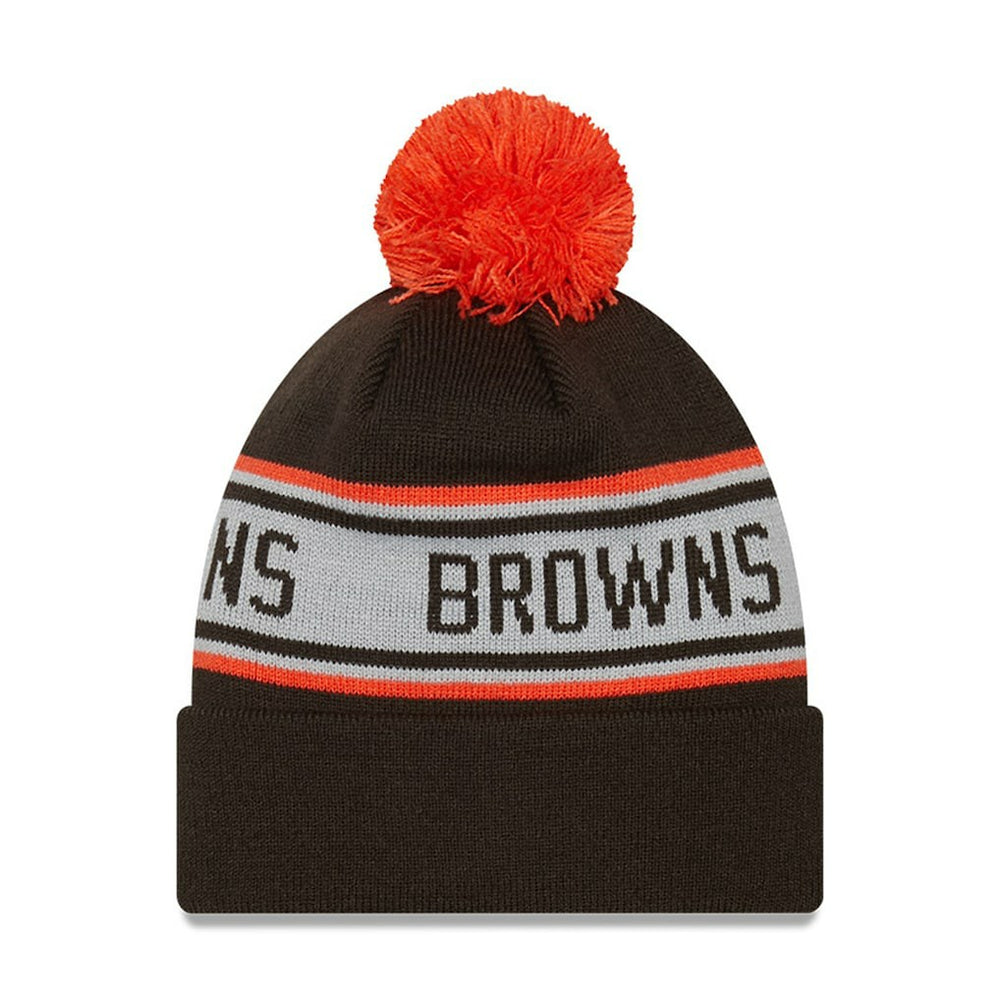 Preschool Repeat Cuffed Knit Hat with Pom - Cleveland Browns Hats
