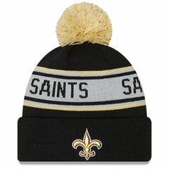Youth Repeat Cuffed Knit Hat with Pom - New Orleans Saints Hats