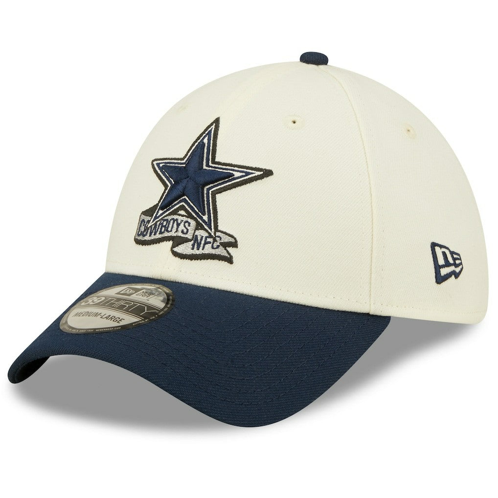2022 Sideline 39THIRTY 2-Tone Flex Hat - Dallas Cowboys Hats