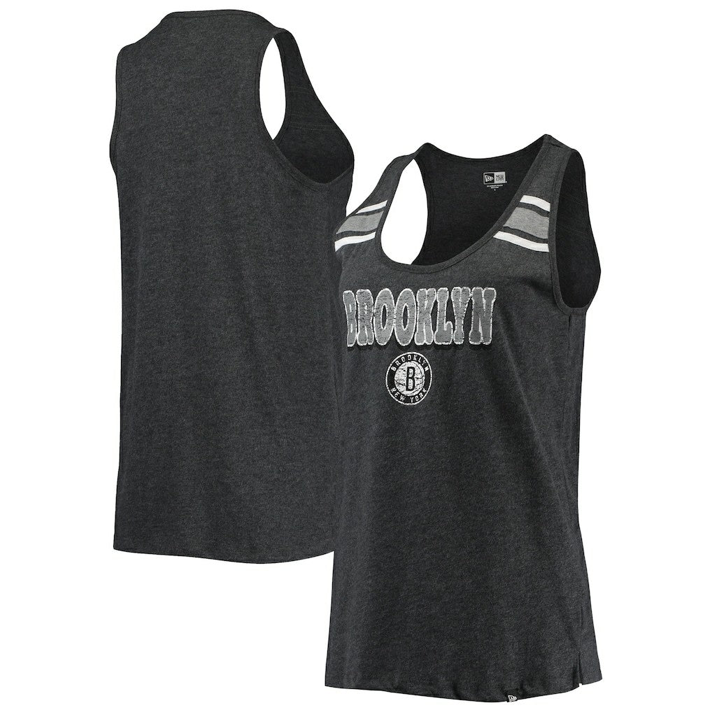 New Era Brooklyn Nets Women's Scoop-Neck Racerback Tank Top