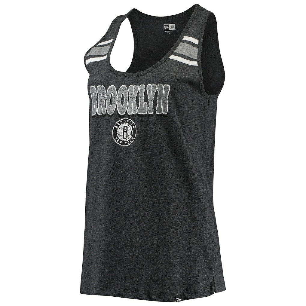 New Era Brooklyn Nets Women's Scoop-Neck Racerback Tank Top