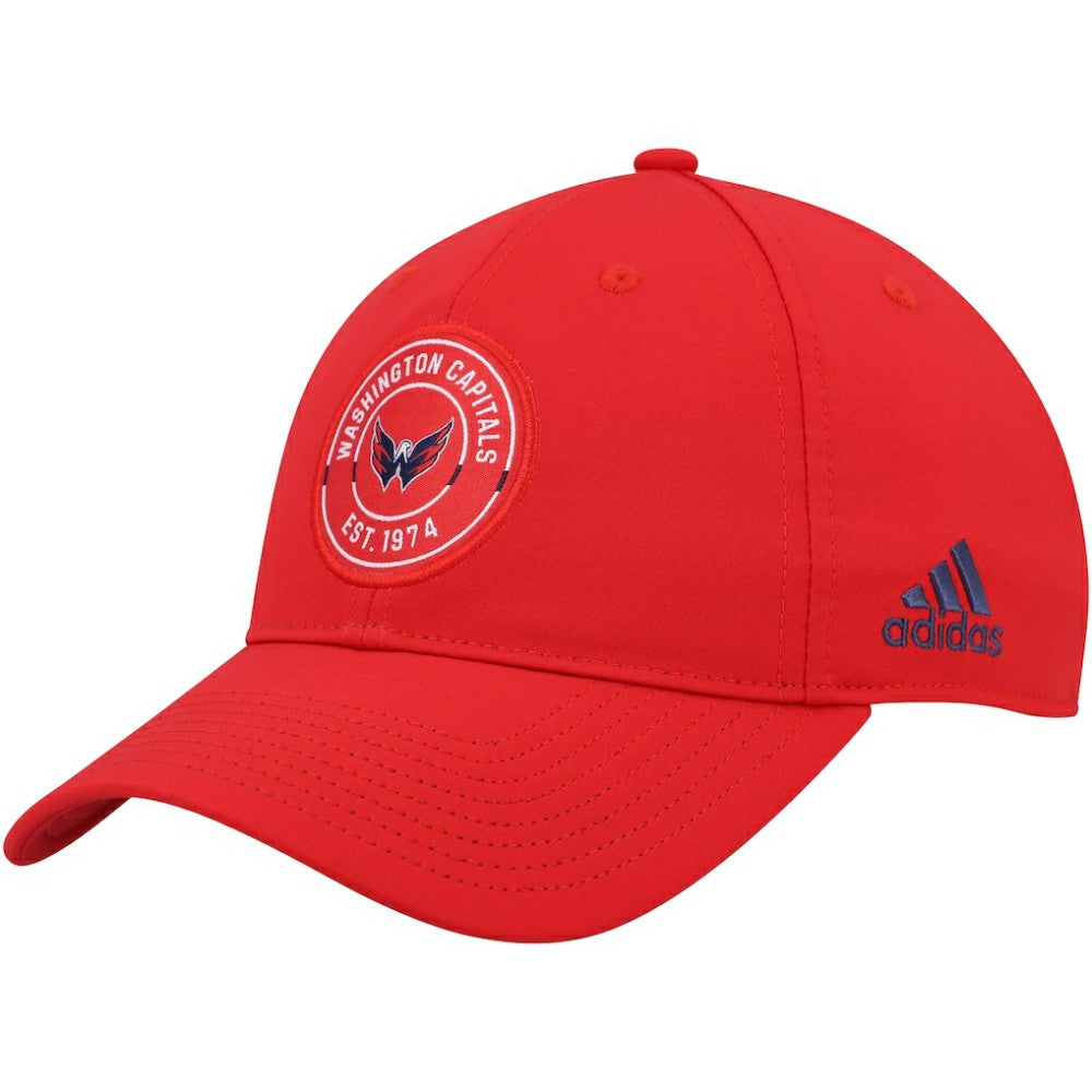 NHL Washington Capitals adidas Team Circle Slouch Adjustable Hat