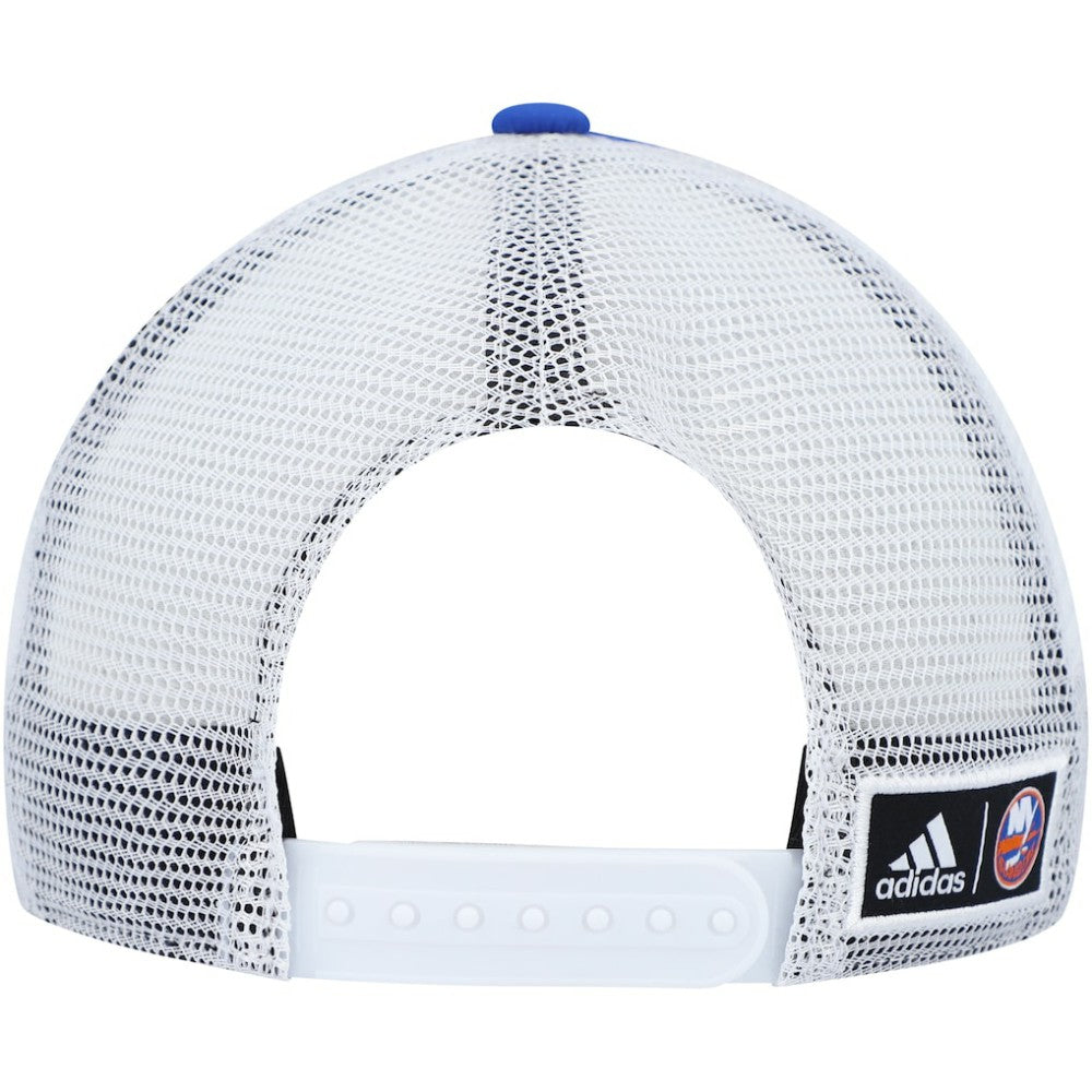 NHL New York Islanders adidas Team Plate Trucker Snapback Hat