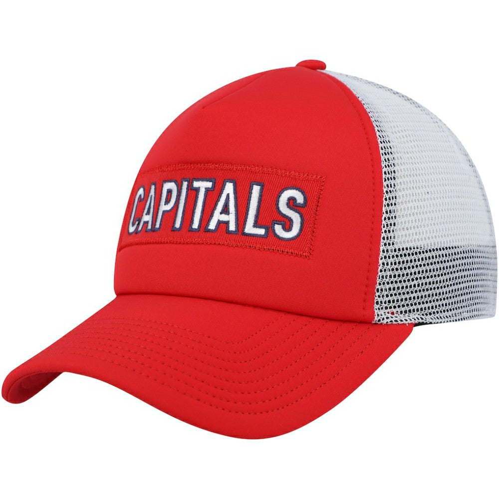 NHL Washington Capitals adidas Team Plate Trucker Snapback Hat