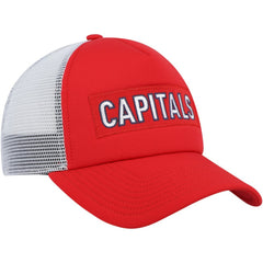 NHL Washington Capitals adidas Team Plate Trucker Snapback Hat