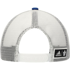 NHL Toronto Maple Leafs adidas Team Plate Trucker Snapback Hat