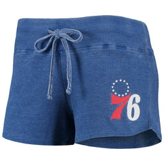 Philadelphia 76ers Concepts Sport Women's Resurgence Slub Burnout Raglan Top & Shorts Sleep Set