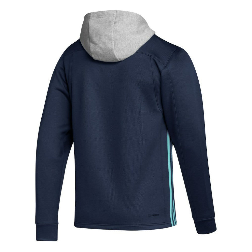 NHL Seattle Kraken adidas Skate Lace Primeblue Team Pullover Hoodie