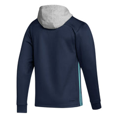 NHL Seattle Kraken adidas Skate Lace Primeblue Team Pullover Hoodie