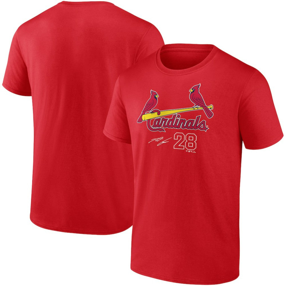 Red Nolan Arenado St. Louis Cardinals Fanatics Player Name & Number T-Shirt