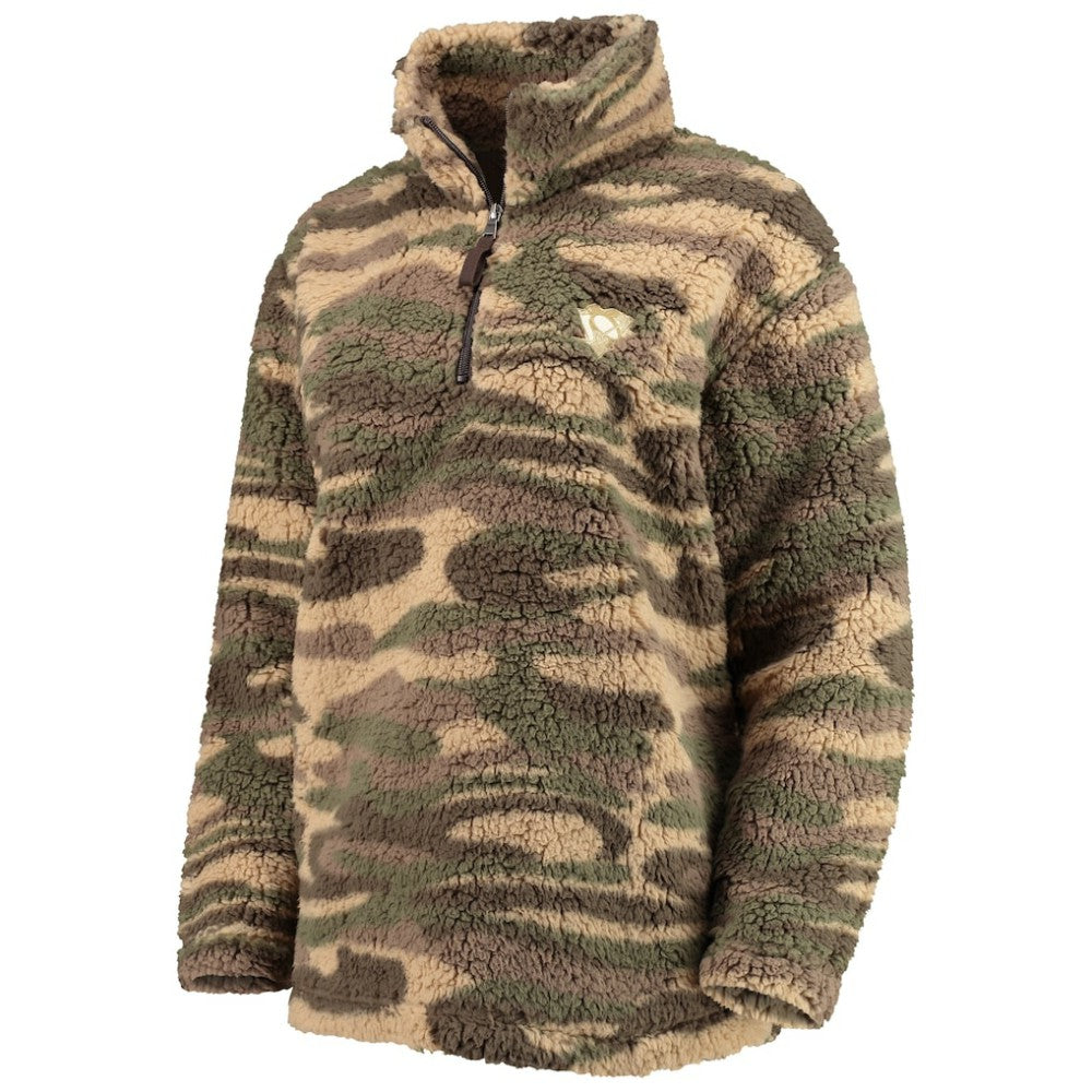 NHL Pittsburgh Penguins G-III Sports by Carl Banks Women's Sherpa Quarter-Zip Jacket