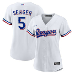 White Corey Seager Texas Rangers Nike Women's Home Replica Player Jersey