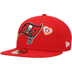 Chain Stitch Heart 59FIFTY Fitted Hat - Tampa Bay Buccaneers Hats