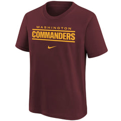 Youth Wordmark T-Shirt - Washington Commanders T-shirts
