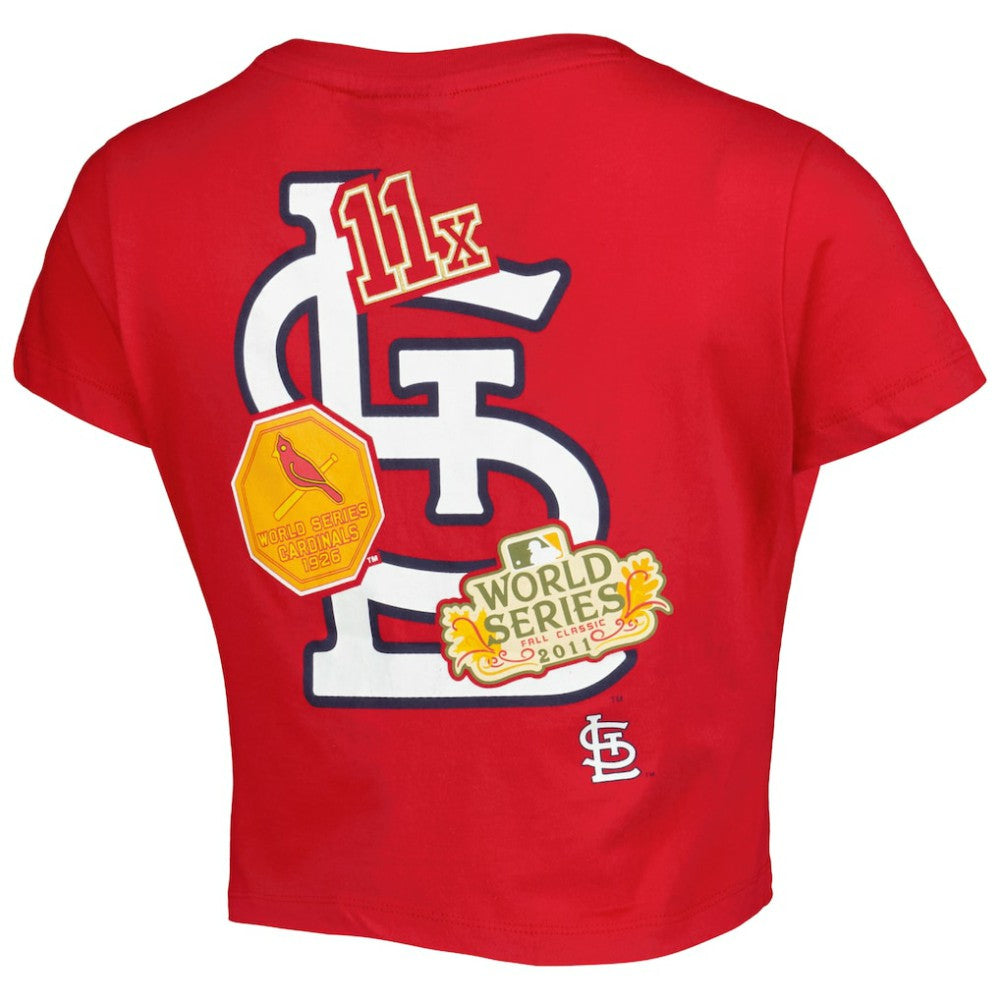 Red St. Louis Cardinals New Era Women's Historic Champs T-Shirt