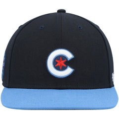 Navy Chicago Cubs '47 2021 City Connect Captain Snapback Hat