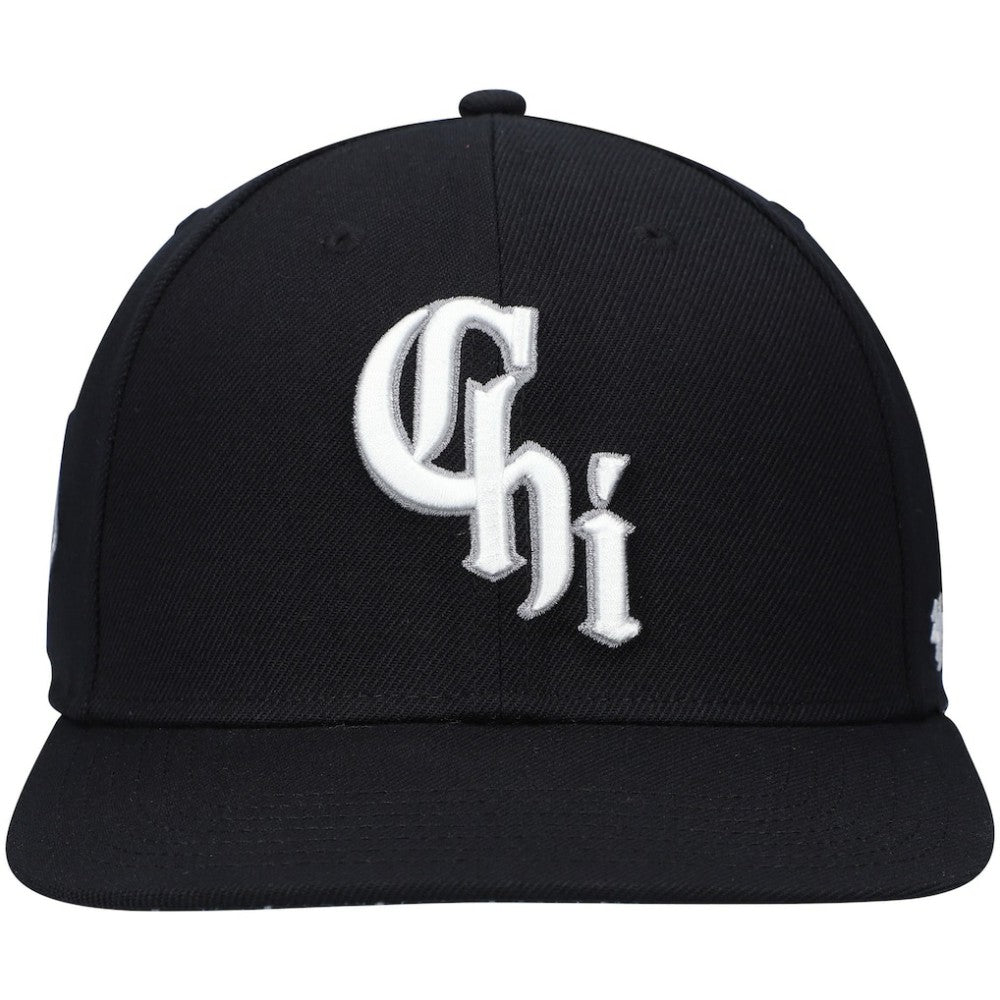 Black Chicago White Sox '47 2021 City Connect Captain Snapback Hat