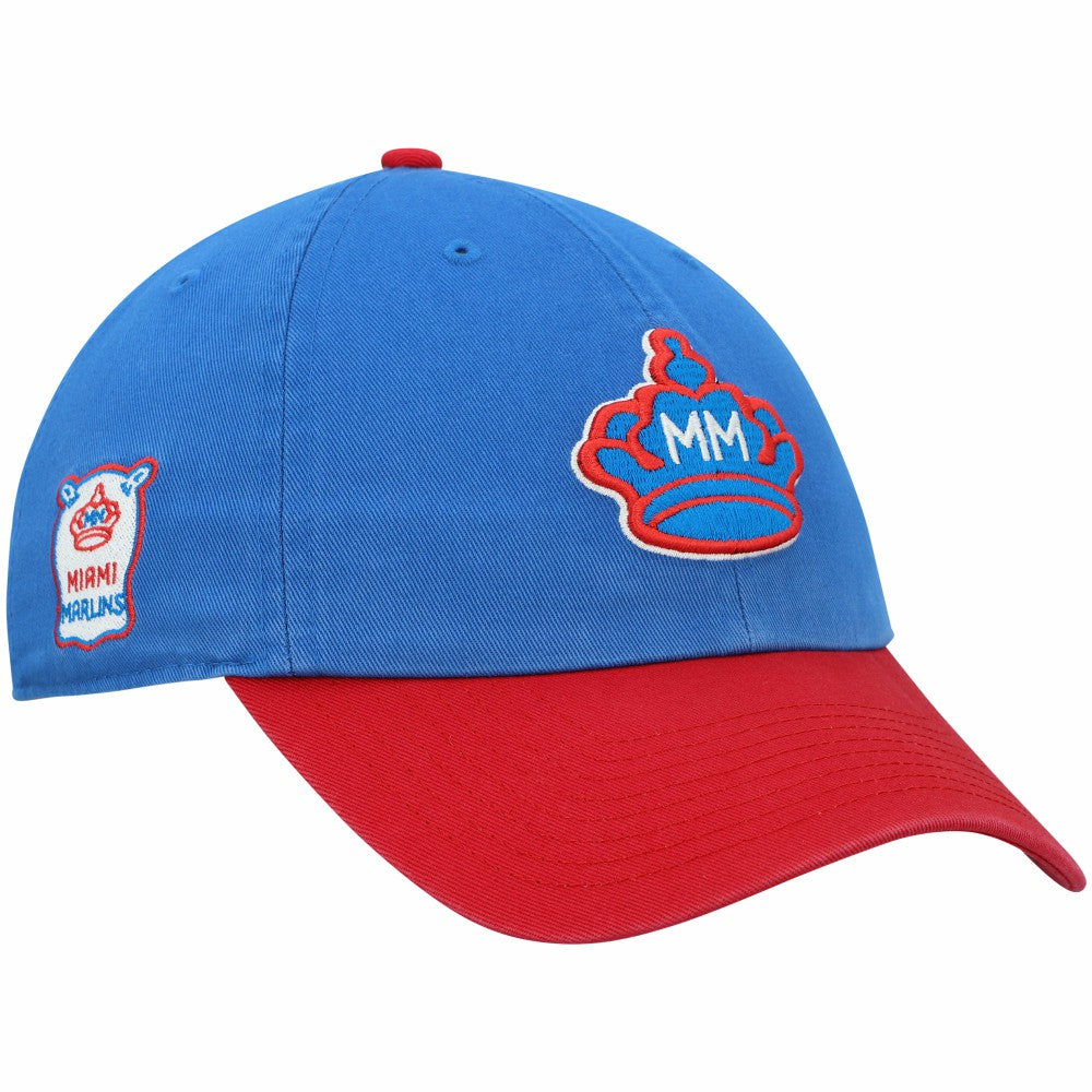 Blue Miami Marlins '47 City Connect Clean Up Adjustable Hat