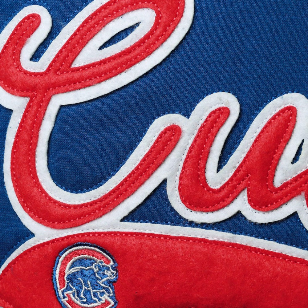 Royal Chicago Cubs Soft as a Grape Women's Plus Size Side Split Pullover Hoodie