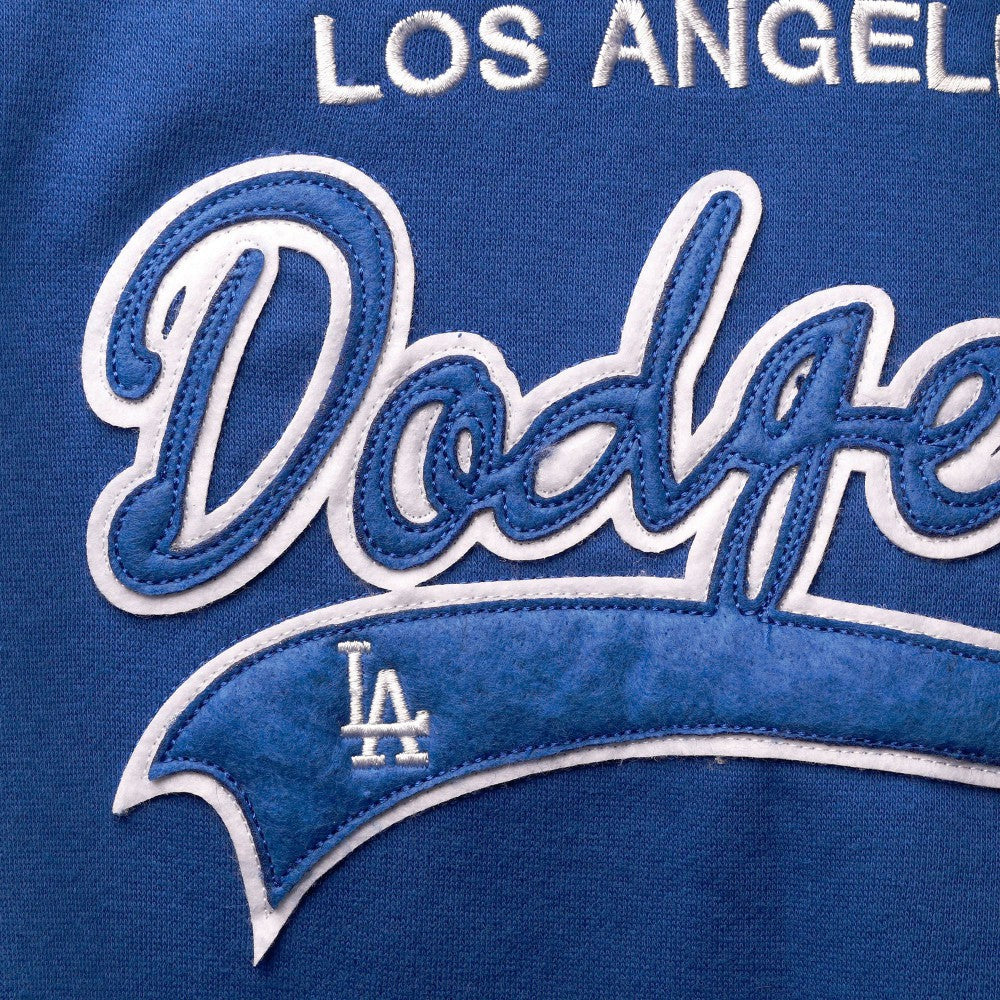 Royal Los Angeles Dodgers Soft as a Grape Women's Plus Size Side Split Pullover Hoodie