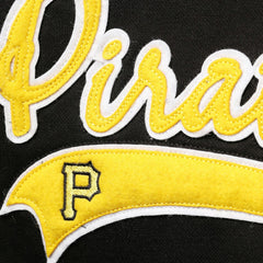 Black Pittsburgh Pirates Soft as a Grape Women's Plus Size Side Split Pullover Hoodie