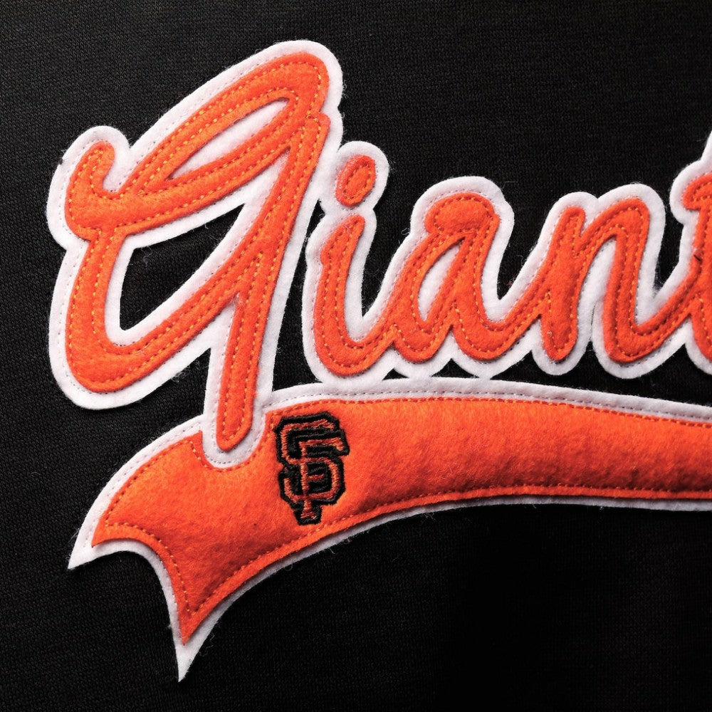 Black San Francisco Giants Soft as a Grape Women's Plus Size Side Split Pullover Hoodie